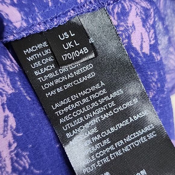 Free People These Dreams Large Purple Long Sleeve Dress - Picture 5 of 8